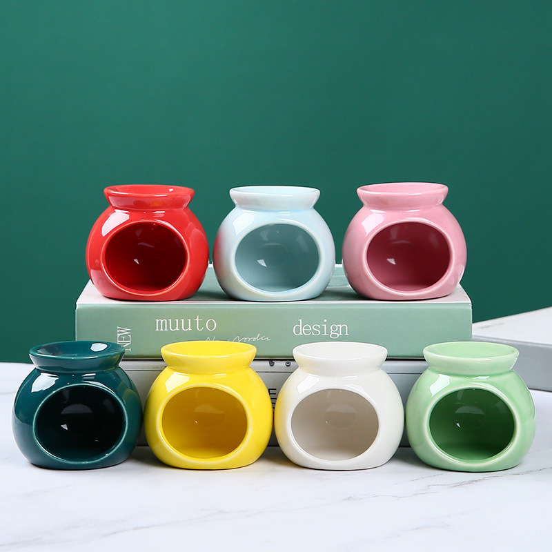 Home Fragrance Oil Burner - Queimador de Aroma em Porcelana, Mini