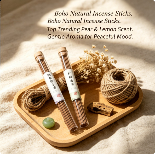 Home Fragrance Trends - Conjunto de Incensos Naturais em Promoção,
