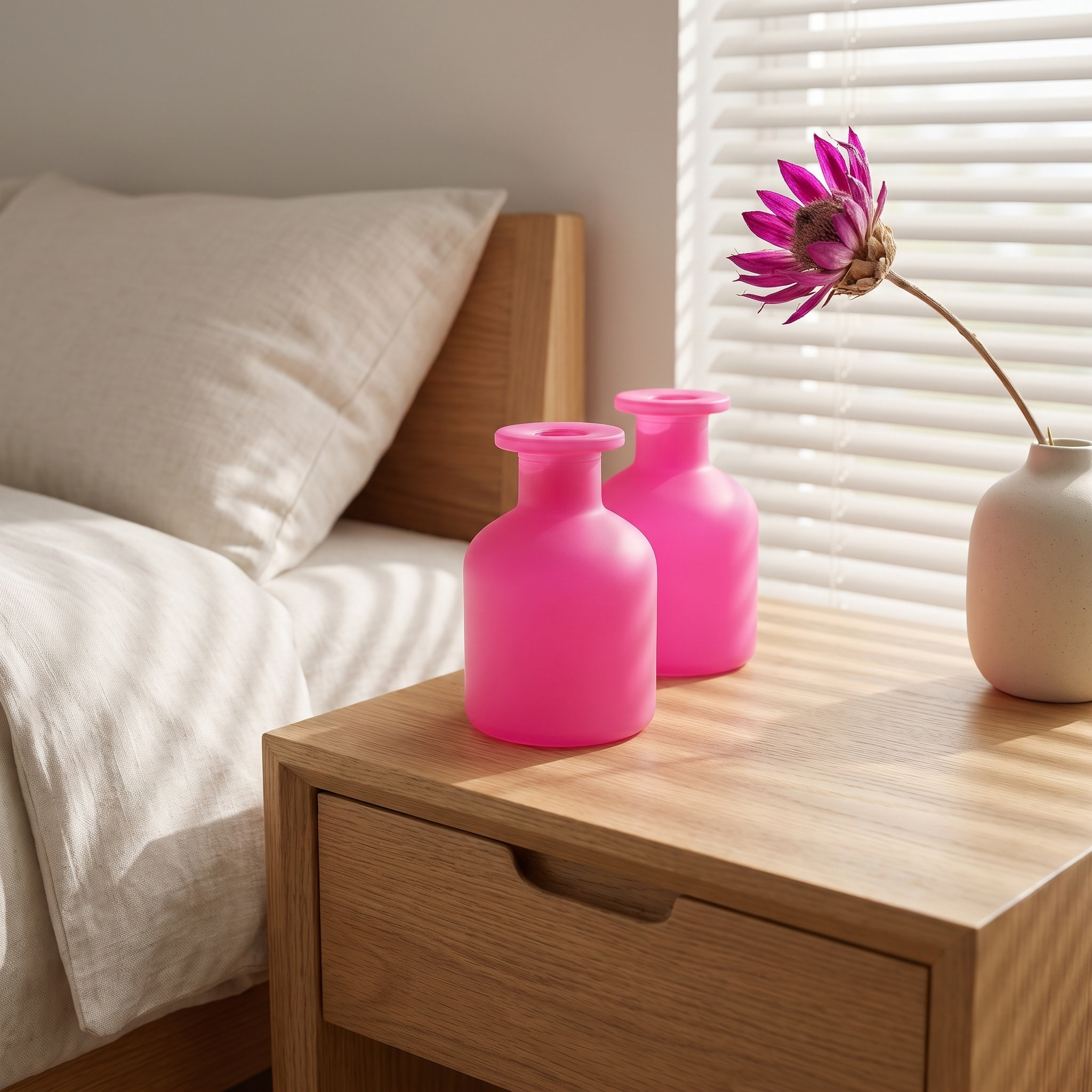 Home Fragrance Reeds - 2 Frascos de Vidro para Difusor
