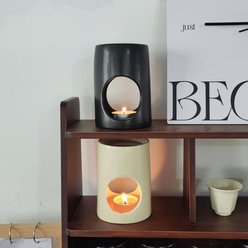 Criativo cor pura cilindro cas - Home Fragrance Oil Burner avaliação e preço