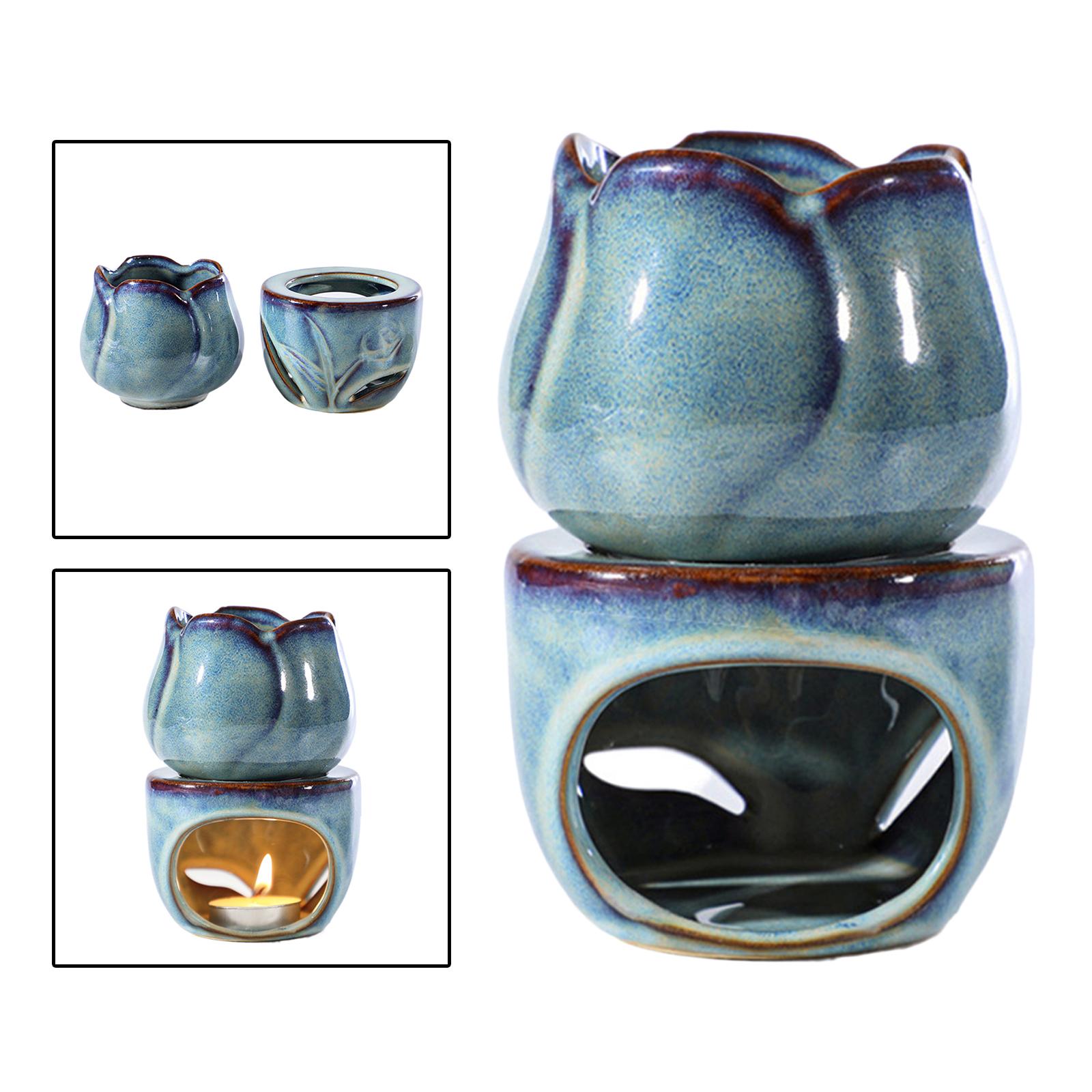 Tulipa cerâmica aromaterapia q - Home Fragrance Oil Burner avaliação e preço