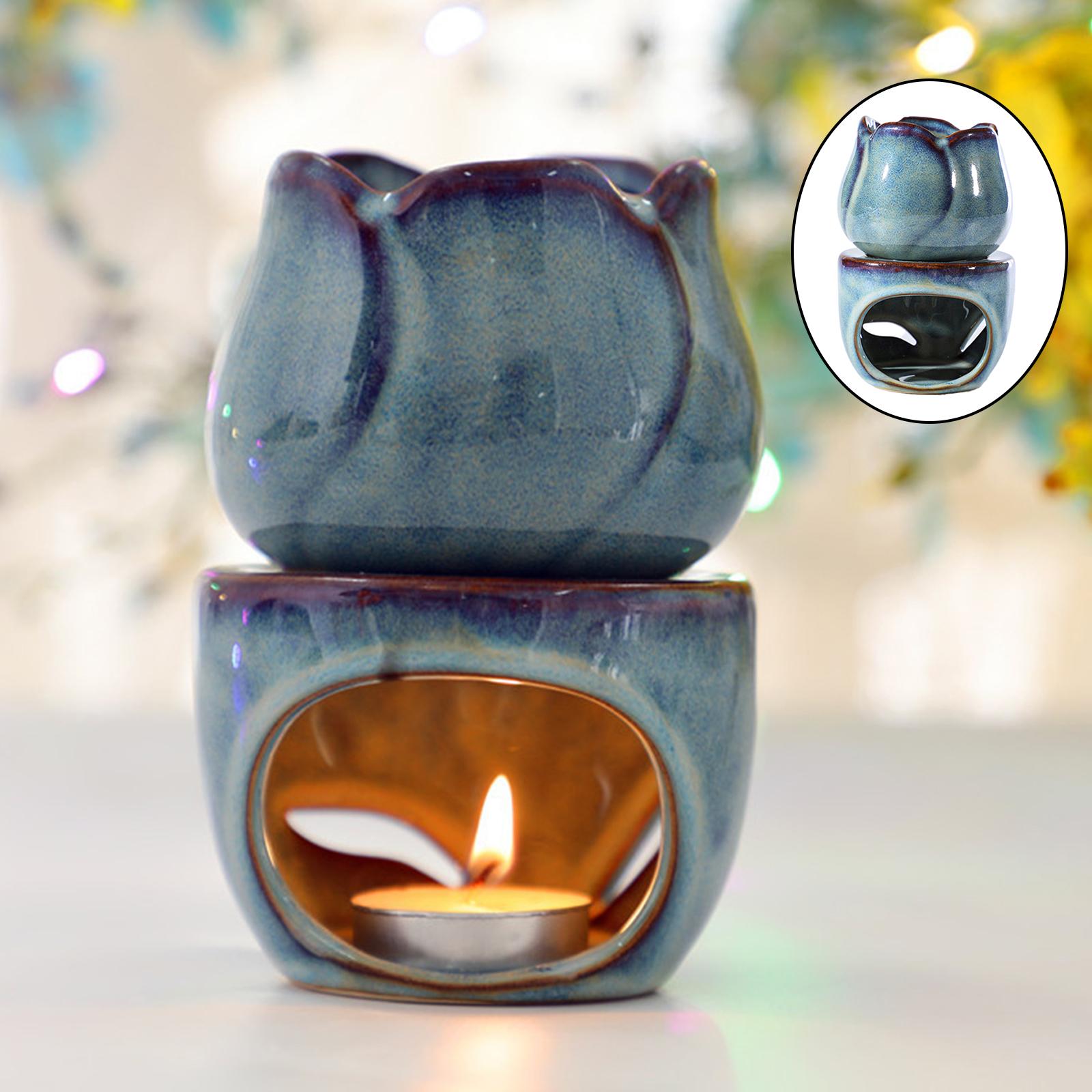 Tulipa cerâmica aromaterapia q - Home Fragrance Oil Burner avaliação e preço